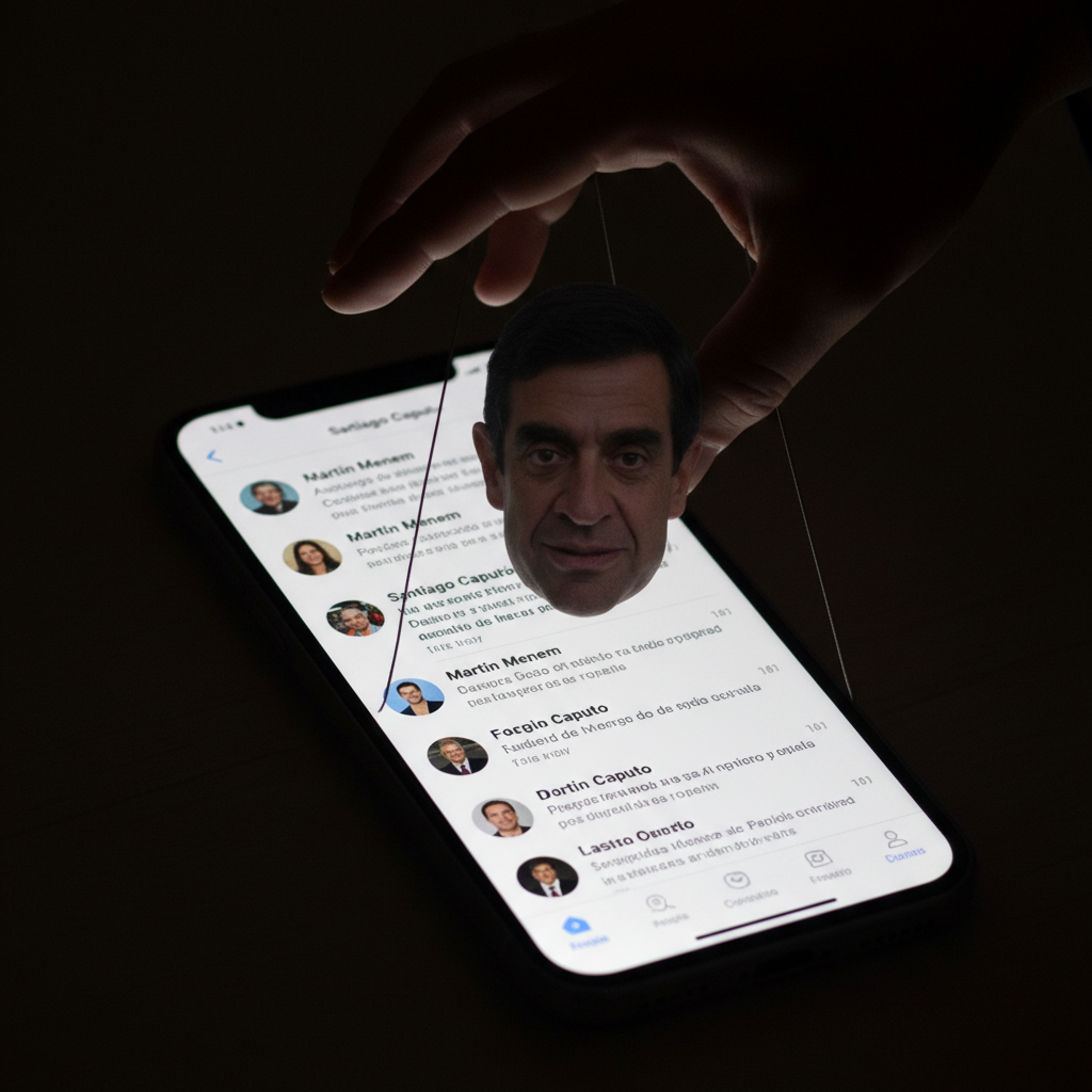Santiago Caputo expone a Martín Menem por uso de troll anónimo: La interna libertaria se traslada a las redes sociales