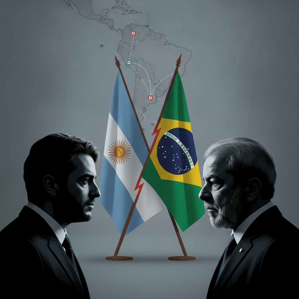 Milei celebra ventaja de Flávio Bolsonaro y critica a Lula: Implicancias para la relación bilateral Argentina-Brasil