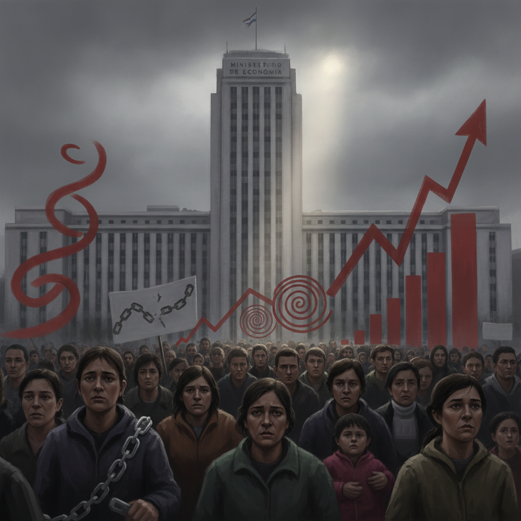 Sindicatos y organizaciones sociales marchan al Ministerio de Economía contra el endeudamiento familiar: ¿Qué proponen para aliviar la crisis?