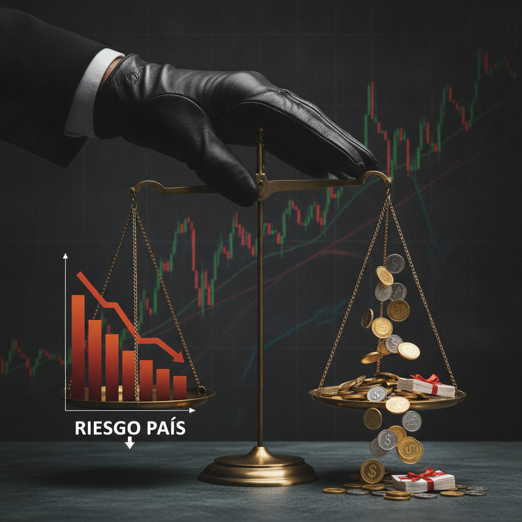 Suba del Riesgo País a máximos de marzo y la intervención de Caputo en el mercado de bonos