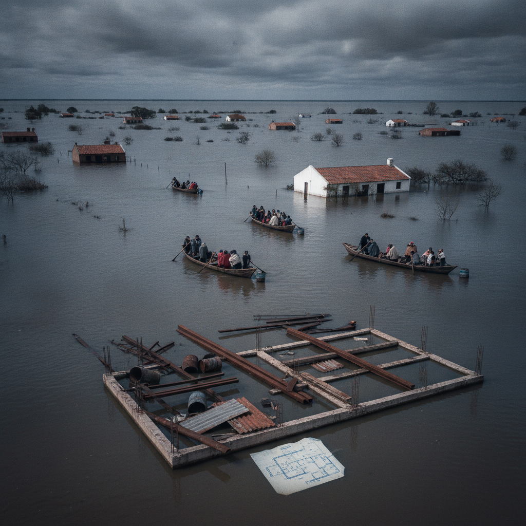 Inundaciones en el Litoral y ejecución mínima de obras públicas: ¿Dónde fueron a parar los fondos del Presupuesto 2027?
