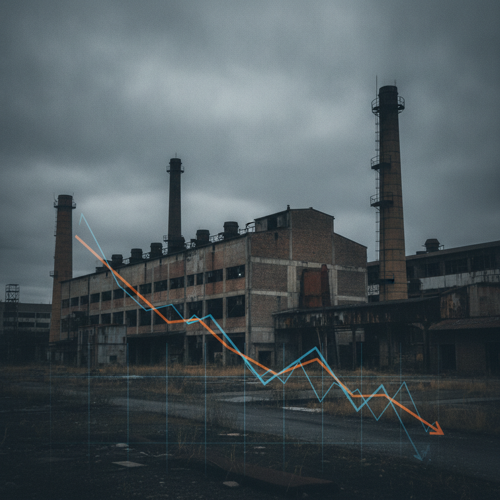 Crisis Industrial Argentina: Caída del 5% en la producción manufacturera en julio